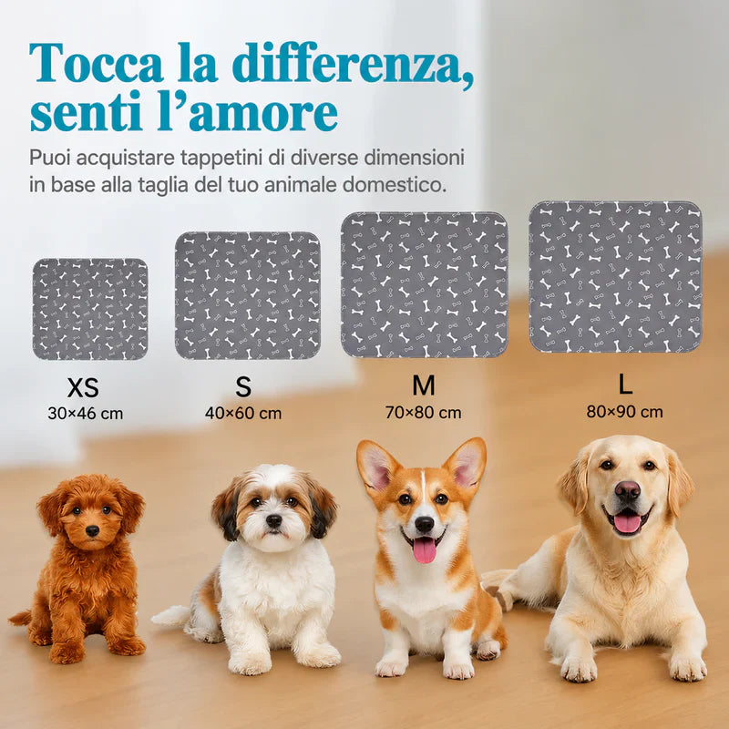 Tappetino Assorbente Cane Riutilizzabile